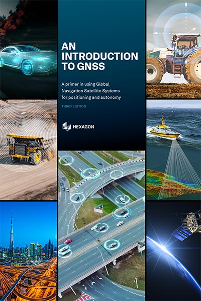 Cover of the third edition of Introduction to GNSS book